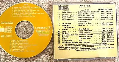 Tm Century Hitdisc #797b Tin Machine King's X Ten City World Trade Icehouse • $16.99