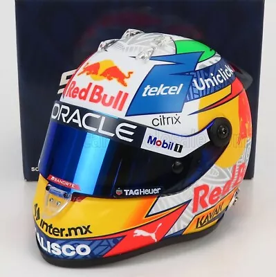 1/2 Mini Helmet Schuberth F1 Casco Red Bull Rb18 Season 2022 #11 Sergio Perez • $529