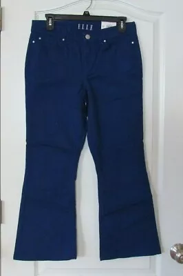 ELLE Flared Ankle Jeans Bright White Or Blue Depths Women's Sz 4-8 NWT MSRP$50 • $25.87