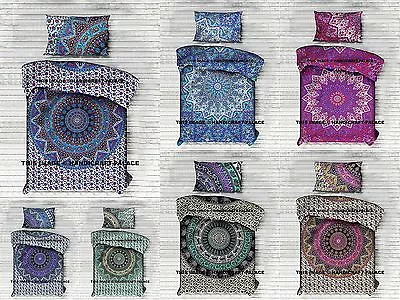 Indian Star Mandala Print Duvet Cover Single Quilt Comforter Cover With 1 Pillow • $46.99