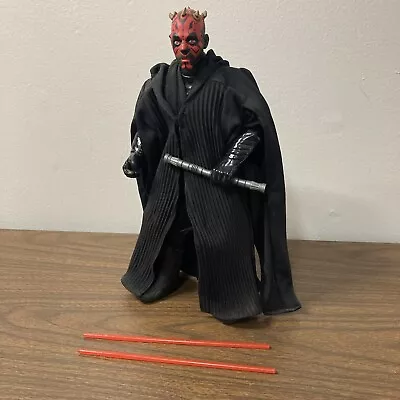 Hasbro Star Wars Episode 1 Darth Maul 12 Inch Action Figure Used Vintage • $15