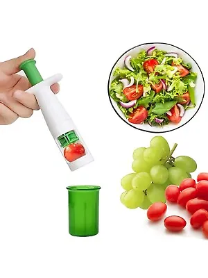 Grape Cherry Slicer Cutter Tool Auxiliary Baby Kitchen Food Vegetable Fruit • £5.49