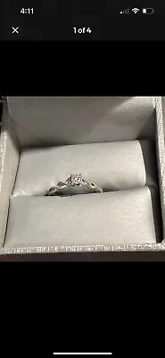 $99 • Buy Zales Diamond Promise Ring Size 6/7