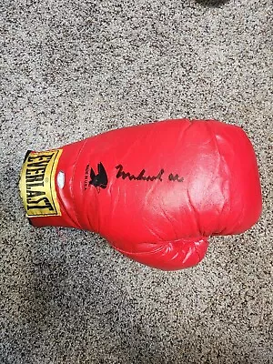 Muhammad Ali Signed Red Everlast Boxing Glove  Steiner Authenticated HOF  • £186.74