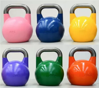 Competition Kettlebell - Steel - 8 12 14 16 18 20 22 24 28kg  NEW STOCK • $79