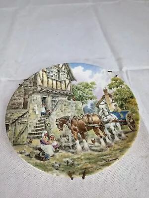 Wedgwood Collector Plate Life On The Farm Morning In The Farmyard • £1.99