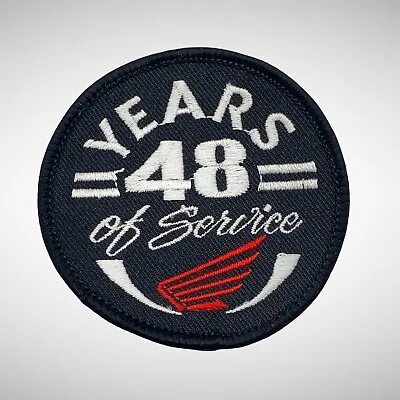 Vintage Honda 48 Years Of Service Commemorative Embroidered Sew On 3” Patch • $4.99