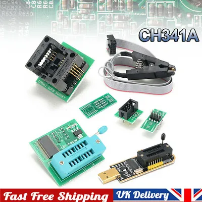 Ch341a Burner Chip Usb Programmer Writer Sop Clip Adapter Eeprom Bios Flash Uk • £15.27
