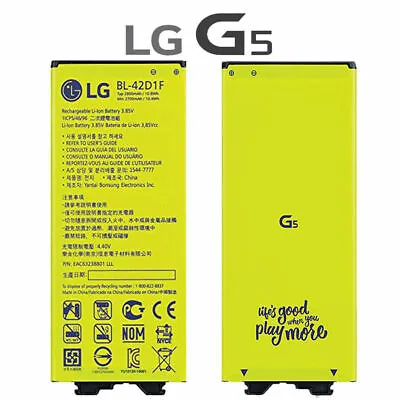NEW LG G5 H850 H820 H830 BL-42D1F Replacement 100% Genuine Original Battery • £7.99
