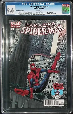 Amazing Spider-Man #1 Vol 3 2014 Mile High Excl Perkins Variant Ltd To 8000-9.6 • $100