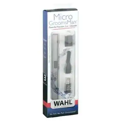 Wahl 5640-600 Micro GroomsMan Personal Pen Trimmer - Black/Gray • $13.99