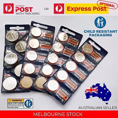 MURATA (ex-SONY) Coin Button Battery CR1616 CR1620 CR1632 CR2016 CR2025 CR2032 • $11.99