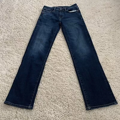 American Eagle Jeans Mens AirFlex Original Bootcut Dark Blue Denim 28x32 • $19.96