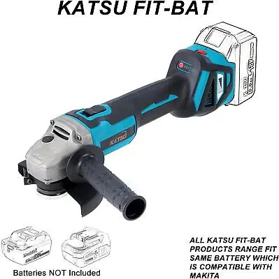 Cordless Angle Grinder Variable Speed 125mm Professional Fits Makita Battery • £34.99