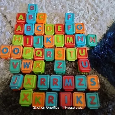 46 Vtech Alphabet Blocks Sit To Stand Train Replacement Blocks • $50