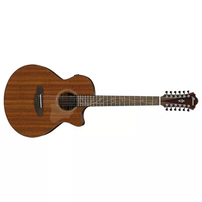 Ibanez AE2912 Acoustic Electric 12-String Guitar Solid Okoume Natural • $594.99