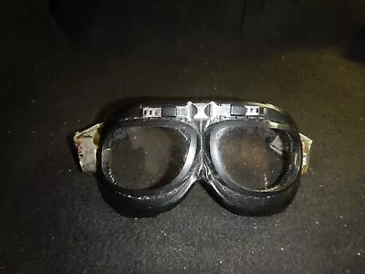 Vintage MCM Riding Motorcycle Goggles Foldable • $9.95