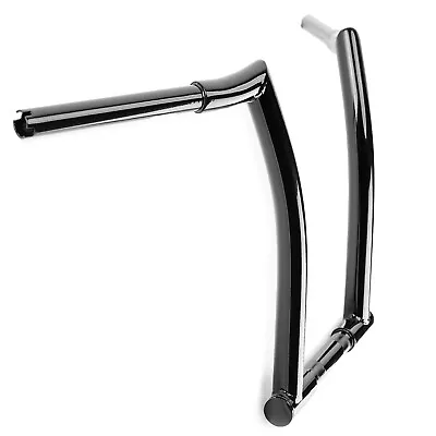 14  Meathook Fat Chizeled 1 1/4  Ape Hanger Z Bar Handlebar For Harley FLD FXDB  • $129