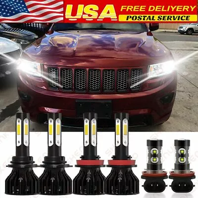 For Toyota Venza 2009-2016 LED Combo Headlight Fog Light Kit Bulbs White 6500K • $39.29