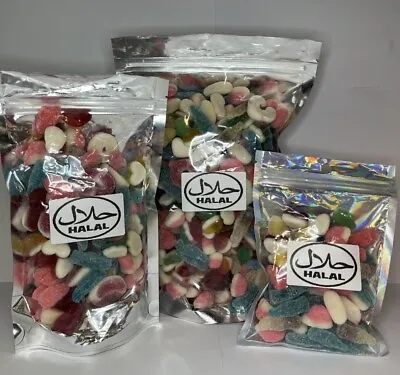 Halal Pick N Mix Gummy Sweets Pouch Gift Hamper Present Favour Eid Birthday Xmas • £2.50