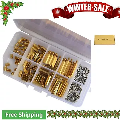 M3 Brass Standoff Kit - 120 Pieces For Motherboard Spacer Bolt Screw Nut Asso... • $21.99