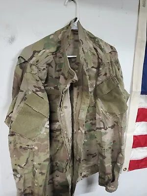 US ARMY ISSUE  MULTICAM  -  FLAME RESISTANT   Large Regular  Jacket Top  Used H • $19