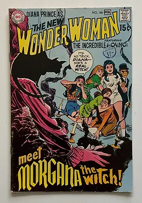 Wonder Woman #186 KEY 1st Appearance Morgana The Witch (DC 1970) FN- Comic • $55.95