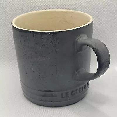 Le Creuset 12oz Ceramic Mug. Dark Grey / Mottled Effect. • £9.99