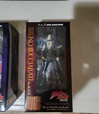 JoJo's Bizarre Adventure Super Action Statue Figure Bruno Bucciarati. Rare Black • $89.99