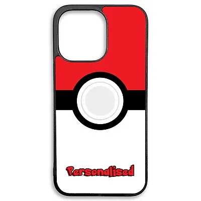 £7.95 • Buy Printed Rubber Clip Phone Case Cover IPhone - Personalised Pokeball