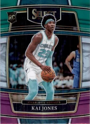 2021-22 Select Green Purple Prizm Kai Jones Rookie Charlotte Hornets #98 • $2.95