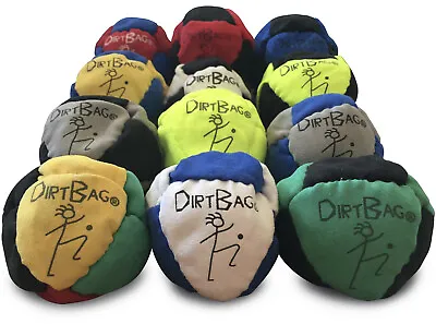 Dirtbag Footbag Classic Sand-Filled Hacky Sack 12-Pack - Assorted Colors • $60