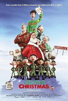 Arthur Christmas HD Digital Movie Code Vudu / Fandengo / Movies Anywhere • $5