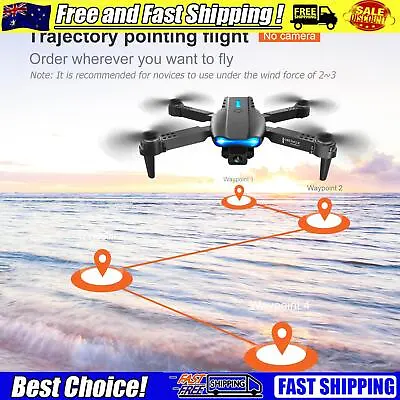 $37.18 • Buy Aeroplane USB Charging FPV Drones For Boys Girls (Black 2Battery No Camera)
