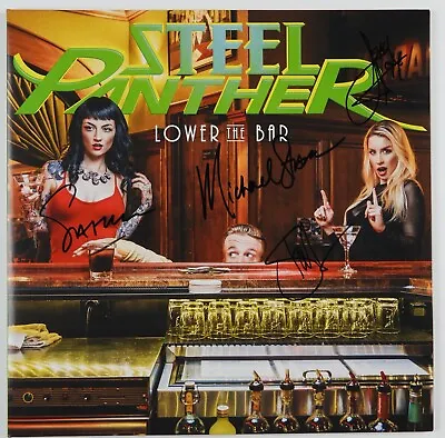 Steel Panther Fully Signed Signed JSA Autograph Album Record Vinyl Lower The Bar • $199.99
