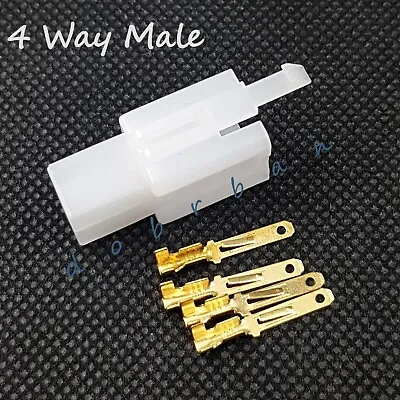 2.8mm Electrical Connectors 1/2/3/4/6/9 Pin Motorcycle Car Auto Terminal Repair • £3.15