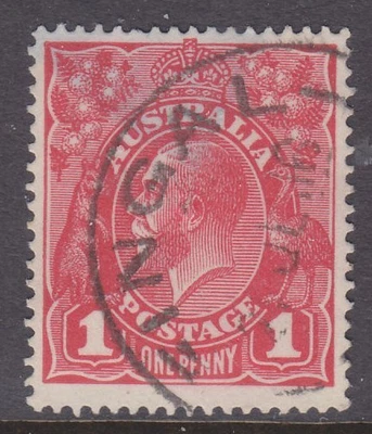 $4.10 • Buy KGV Heads Single Wmk 1d Red Die 1 Used *POSTMARK* SG 21c (BBE)