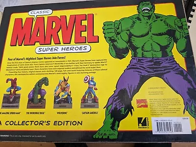 Classic Marvel Superheroes Boxed Set Figures • £20