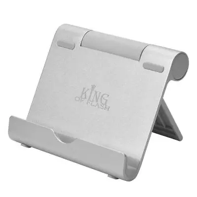 Portable Desk Multi Angle Stand Pocket Size Aluminium Holder For 7-11  Tablets • £9.95