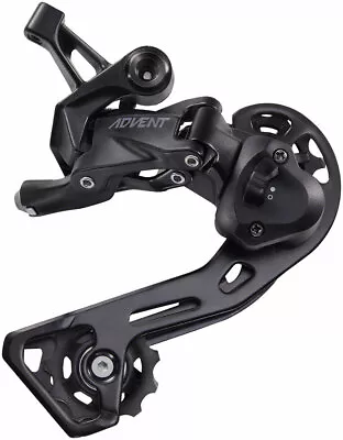 MicroSHIFT ADVENT Rear Derailleur - 9 Speed Medium Cage Black With Clutch • $55.03