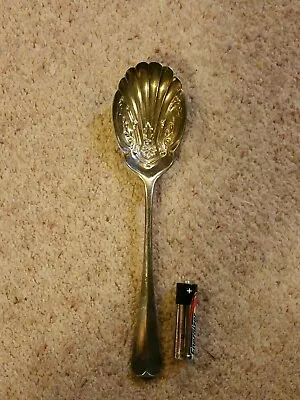 £69.99 • Buy Antique Vintage Sterling Silver Serving Spoon Berry Spoon By Mappin And Webb