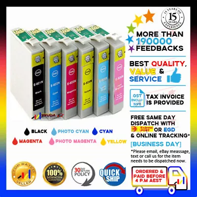 6x YYUDA NoN-OEM Ink 81N 82N For Epson Stylus Photo TX-810FW 1410 TX-800FW • $18.90