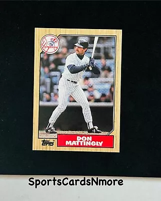Don Mattingly 1987 Topps #500 New York Yankees * NM - MINT Or Better • $1.49
