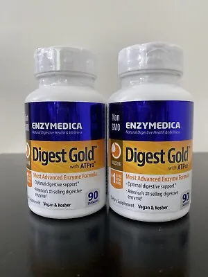 Enzymedica Digest Gold 2 Pack Of ATPro Optimal Digestive Support 180 Capsules • $37.99