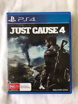 Just Cause 4 PS4 Playstation 4 Square Enix MA15+ Action Adventure Video Game VGC • $17.99