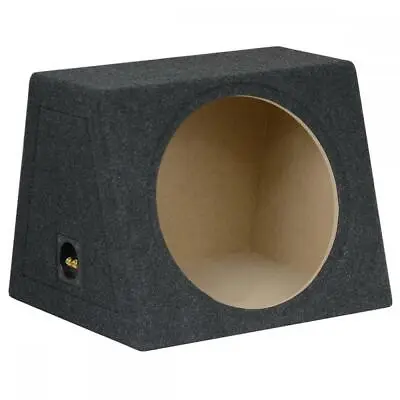 15  38cm MDF Black Sealed Car Audio Speaker Sub Subwoofer Bass Box Enclosure 50L • £171.99