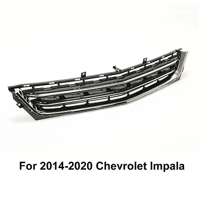 For Chevrolet Impala 2014-2020 Front Bumper Lower Grille Chrome Black Mesh Grill • $37.78