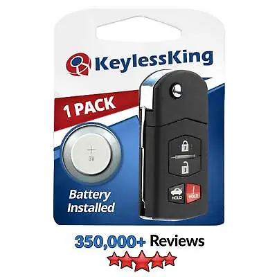 Replacement Remote Keyless Entry Flip Car Key Fob For 2005-2008 Mazda 6 RX-8 • $15.95