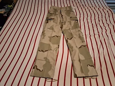 U.S. Army 3-Color Desert Camouflage Pattern Combat Trousers Size X-Small-Regular • $20