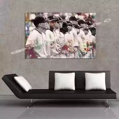 Derek Jeter  Mr. November  New York Yankees Painting 36x24 -Ready To Hang Canvas • $139.95